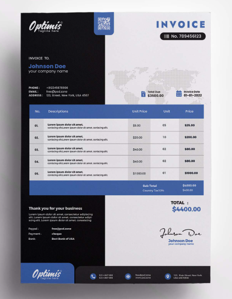 Invoice Template For Your Business